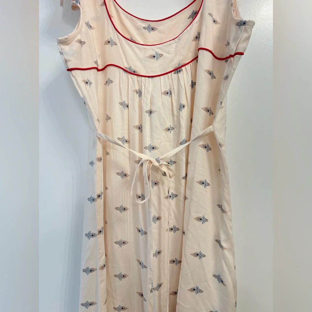 NWT BOG Band Of Gypsies Women's Small S Loose Boho Midi Flutter Sleeve Paisley - Picture 8 of 15